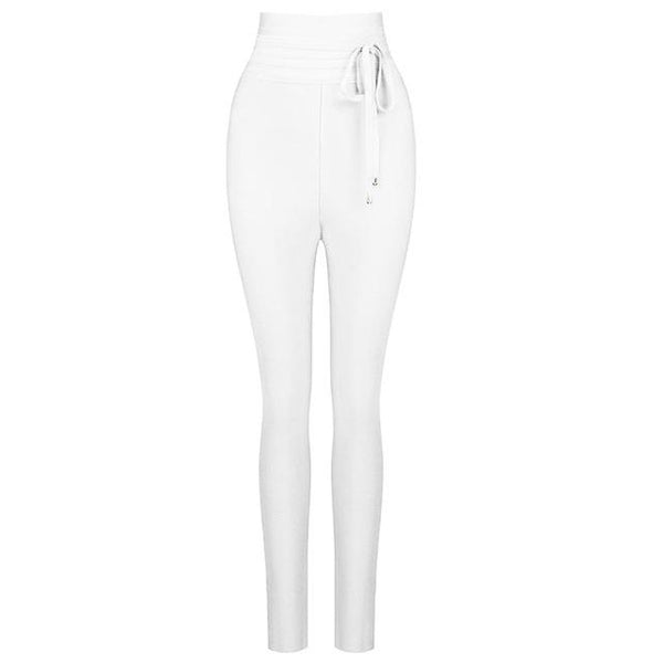 High Waist Ladies Bandage Women Pants