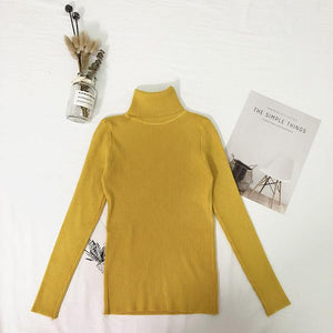 2019 Winter Tops Turtleneck Sweater