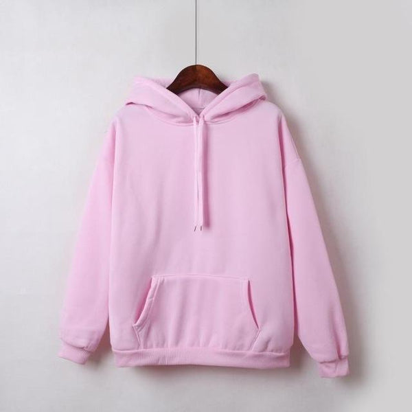 Hooded Sweatshirt Top Long Sleeve Winter