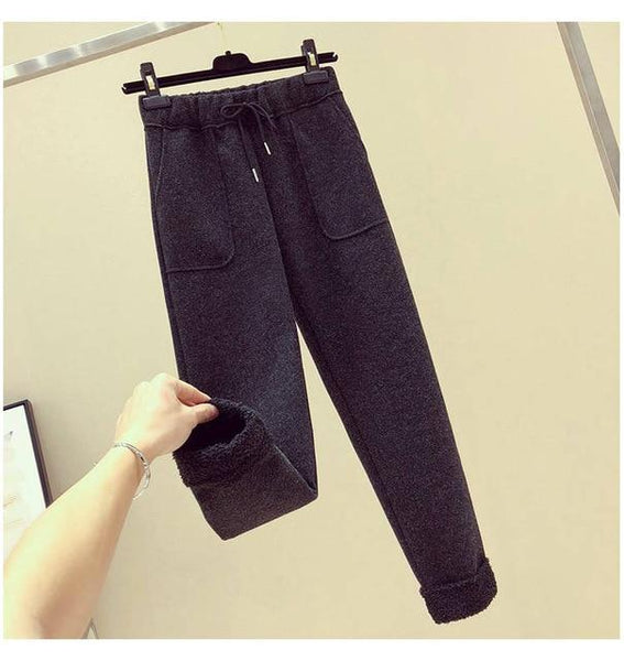 Autumn Winter Women Sport Pants