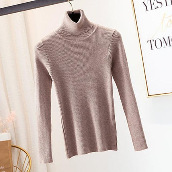 Winter Women Knitted Turtleneck Sweater