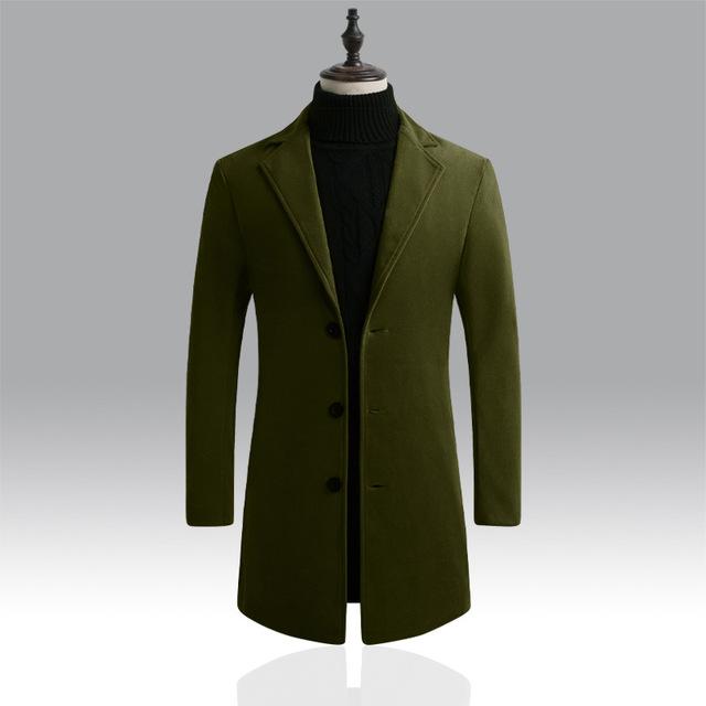 Coat Men Autumn Winter Warm