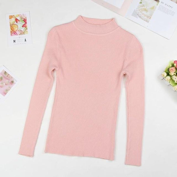 Winter Women Knitted Turtleneck Sweater