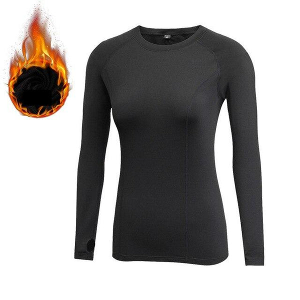 Neck Shirt Base Thermal Underwear Women