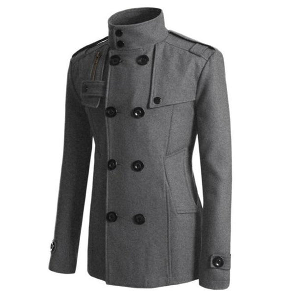 Coat Slim Fit Casual Reefer Jackets