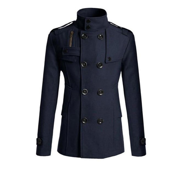 Coat Slim Fit Casual Reefer Jackets