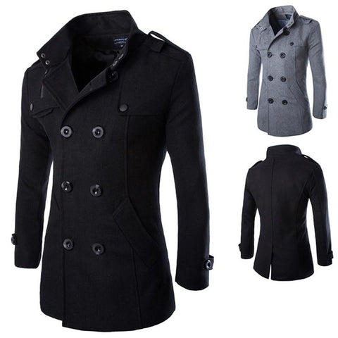 Coat Double Breasted Outerwear Coat