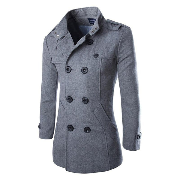 Coat Double Breasted Outerwear Coat